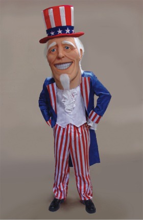 Uncle Sam Mascot Costume