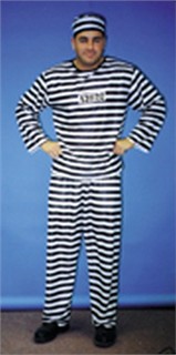 Adult Prison Convict Costume