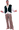 Adult 60's Male Hippie Costume (Stripes)