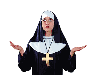 Adult Nun Headpiece and Bib