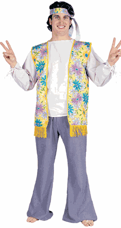 Men's 60's Flower Child Costume