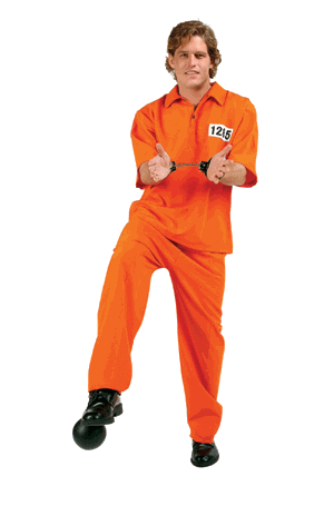 Adult Convict Costume