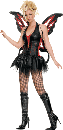Adult Sexy Gothic Fairy Costume