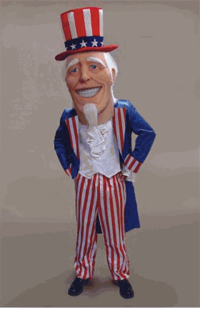 Uncle Sam Mascot Costume