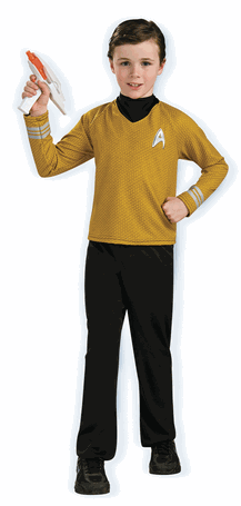 Child Deluxe Captain Kirk Costume - Gold