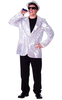 Adult Silver Blazer Costume