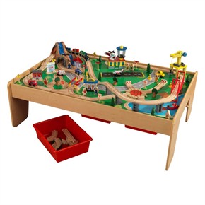 KidKraft Train Table 120pc Mountain Train Set