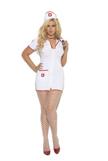 Plus Size Nurse Costume - Head Nurse