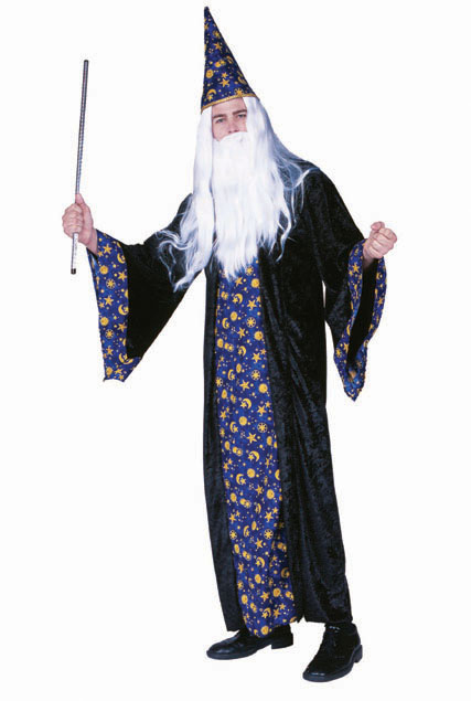 Adult Wizard Costume - Blue