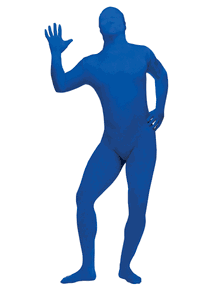 Adult Blue Skin Suit