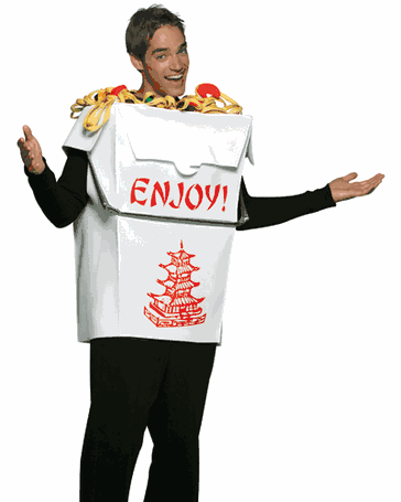 Adult Chinese Take Out Costume
