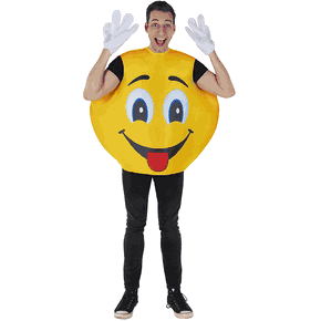 Adult Emoji Smiley Costume