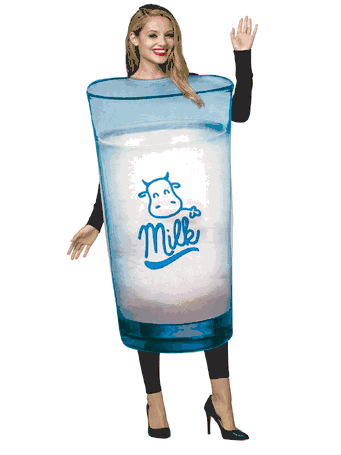 Adult Glass of Milk Costume