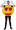 Adult Hearts Smiley Emoji Costume