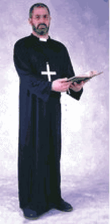 Adult Priest Halloween Costume