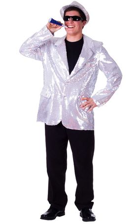 Adult Silver Blazer Costume