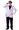 Adult Silver Blazer Costume