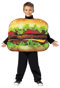 Child Cheeseburger Costume - Size 7-10