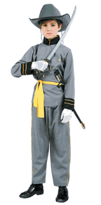 Child Confederate Officer Costume