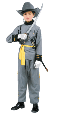 Child Confederate Officer Costume