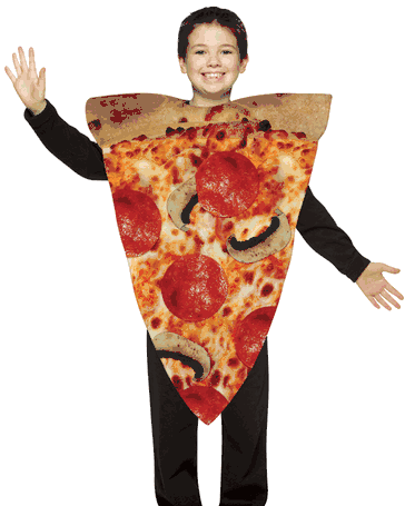 Child Pizza Costume - 7-10