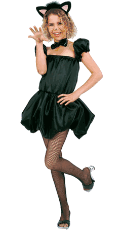 Child Pretty Black Cat Costume