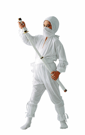 Child White Ninja Costume