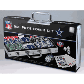 Dallas Cowboys NFL 300pc Poker Set