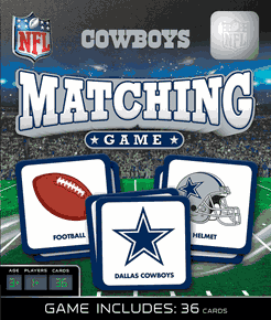 Dallas Cowboys NFL Matching Game