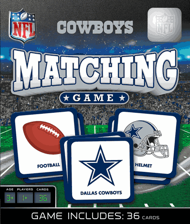 Dallas Cowboys NFL Matching Game