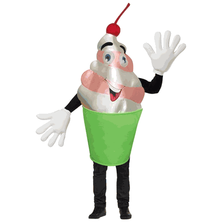 Frozen Yogurt Mascot