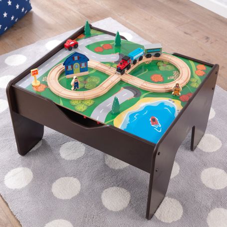 Kidkraft 2-in-1 Activity Table with Board - Espresso