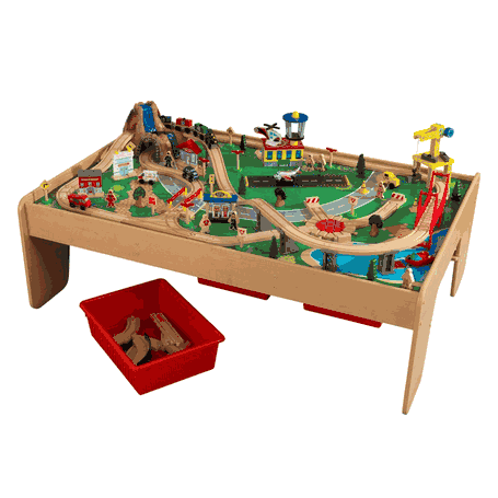 KidKraft Train Table 120pc Mountain Train Set