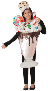 Kids Milkshake Costume 7-10