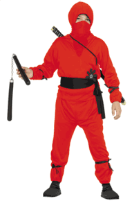 Kids Red Ninja Costume