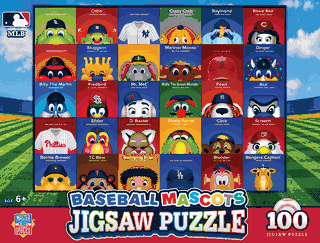 MLB Mascots 100pc Puzzle