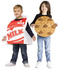 Toddler Milk and Cookie Costume