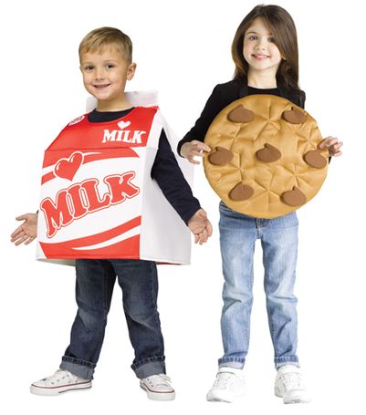 Toddler Milk and Cookie Costume