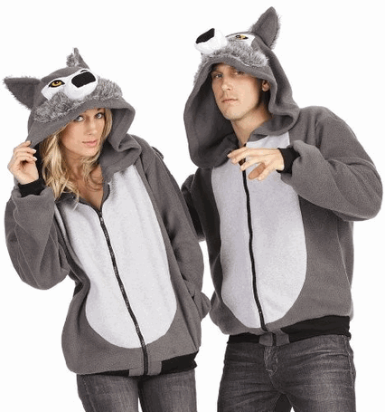 Adult Wolf Hoodie