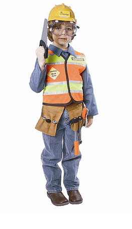 Child Construction Worker Costume