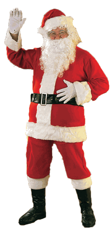 Flannel Santa Costume
