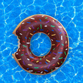 Giant Chocolate Donut Pool Float