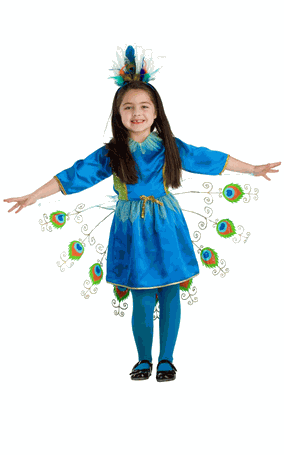 Kids Peacock Costume