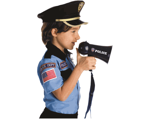 Kids Police Officer Megaphone