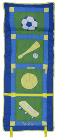 Personalized Boy's Nap Roll - Sports