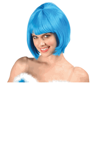 Barbara Ann Bob Wig - Blue