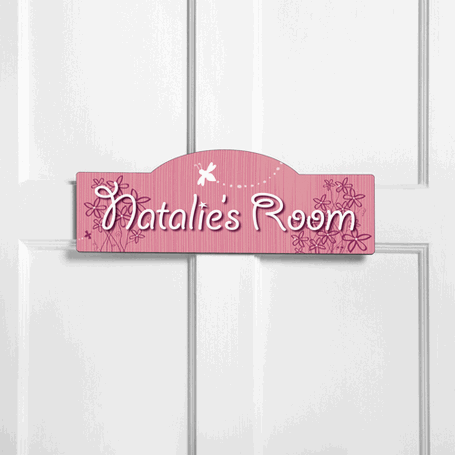 Personalized Kids Room Sign - Daisy Delight