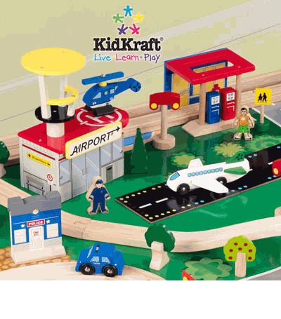 KidKraft Train Table 120pc Mountain Train Set